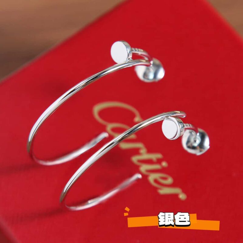 ☀卡地亚Cartier大号钉子耳钉耳环 ☀ - Image 10