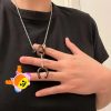 ☀HERMES爱马仕Carrousel水牛角项链 ☀
