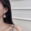 香奈儿耳钉耳环 ☀️☑️ 香奈儿c2双c方形耳钉耳环 ☀️