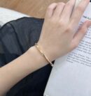 CNC版本带钻 ☑️CHANEL香奈儿coco crush系列窄版菱格纹手镯手环