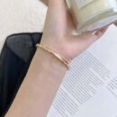 CNC版本带钻 ☑️CHANEL香奈儿coco crush系列窄版菱格纹手镯手环