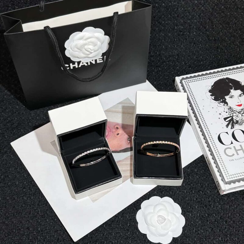 CNC版本带钻 ☑️CHANEL香奈儿coco crush系列窄版菱格纹手镯手环 - Image 12