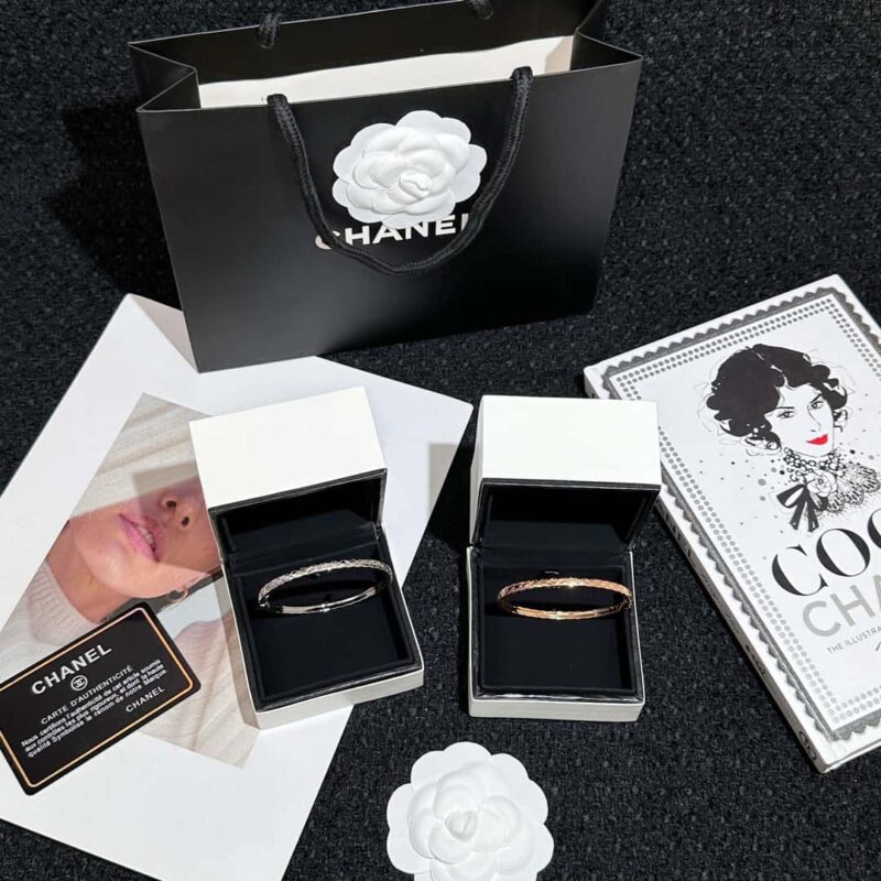 CNC版本光面 ☑️CHANEL香奈儿coco crush系列窄版菱格纹手镯手环 - Image 3