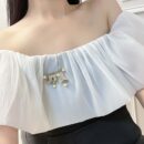 ☑️DIOR迪奥珍珠巴黎铁塔凯旋门胸针