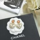 CHANEL香奈儿双c 桃心耳钉耳环