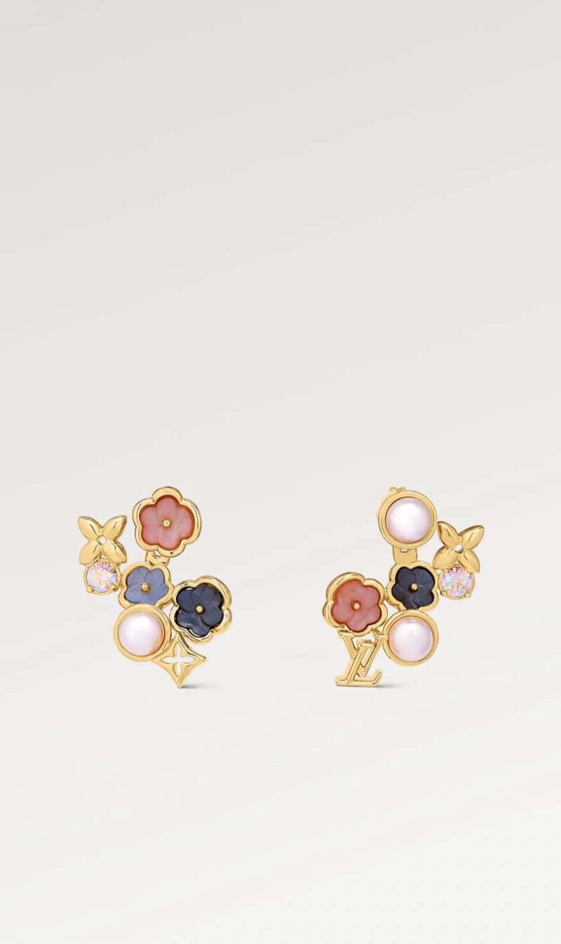 M01642 ☀Louis Vuitton 路易威登IV BOTANICA 耳环耳钉 ☀ - Image 6