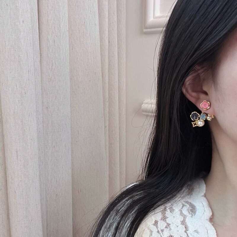 M01642 ☀Louis Vuitton 路易威登IV BOTANICA 耳环耳钉 ☀ - Image 7