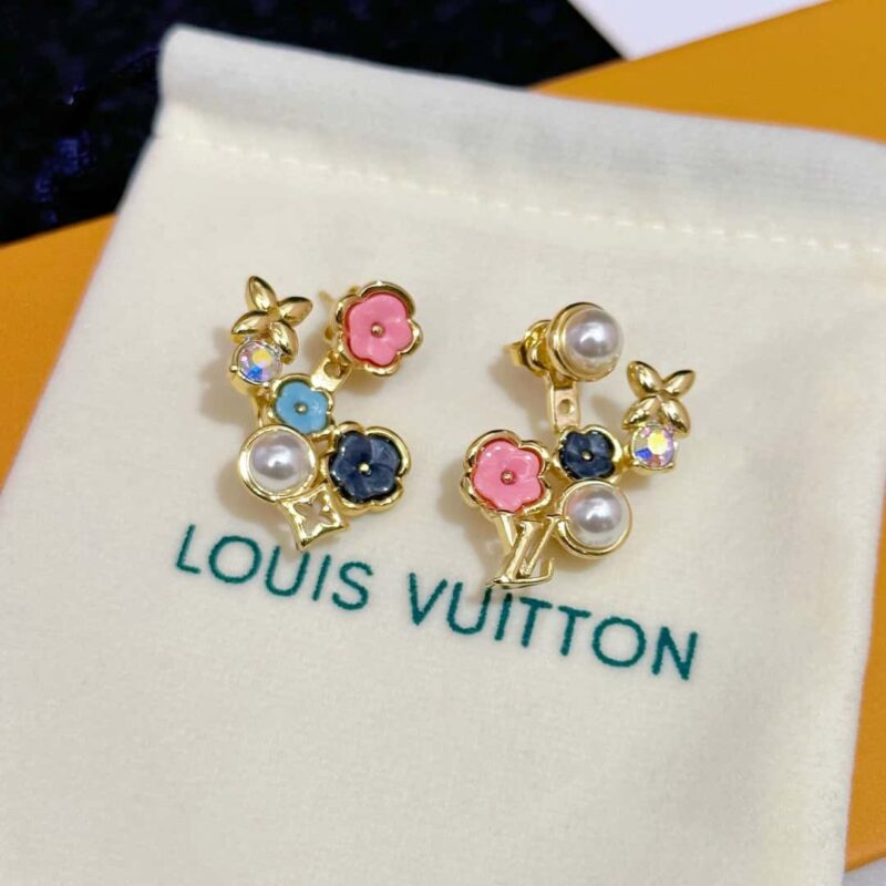 M01642 ☀Louis Vuitton 路易威登IV BOTANICA 耳环耳钉 ☀ - Image 9