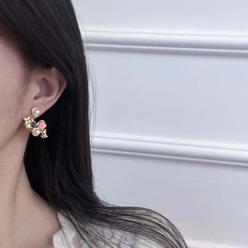 M01642 ☀Louis Vuitton 路易威登IV BOTANICA 耳环耳钉 ☀ - Image 12