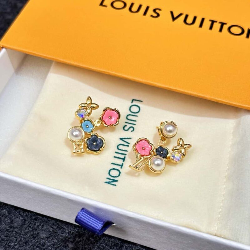 M01642 ☀Louis Vuitton 路易威登IV BOTANICA 耳环耳钉 ☀ - Image 13