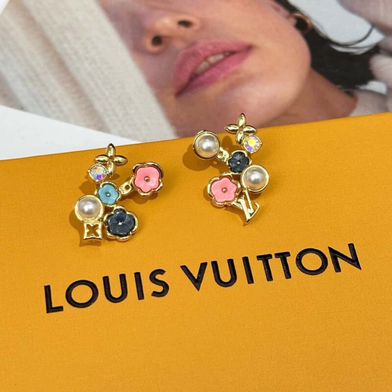 M01642 ☀Louis Vuitton 路易威登IV BOTANICA 耳环耳钉 ☀ - Image 14