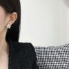 ☀️☑️ 香奈儿C1双c五角星⭐星星耳钉耳环