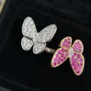 ☀️原单货 ☀️Van Cleef &Arpels 梵克雅宝Two Butterfly蝴蝶戒指 ☀