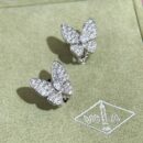 ☀️原单货 ☀️Van Cleef &Arpels 梵克雅宝Two Butterfly满钻蝴蝶 耳环耳拍 ☀