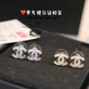 CHANEL香奈儿双c珍珠耳钉耳环