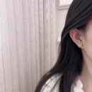 ☑️DIOR迪奥桃心爱心四叶草珍珠耳钉耳环