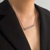 ☀️️巴黎世家BALENCIAGA满钻字母项链