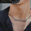 ☀️️巴黎世家BALENCIAGA满钻字母项链