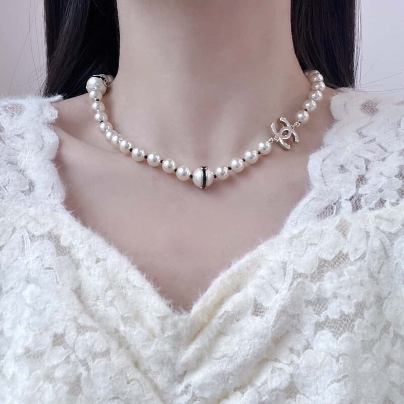 香奈儿项链 ☀️☑️ 香奈儿双c珍珠项链 ☀️ - Image 7
