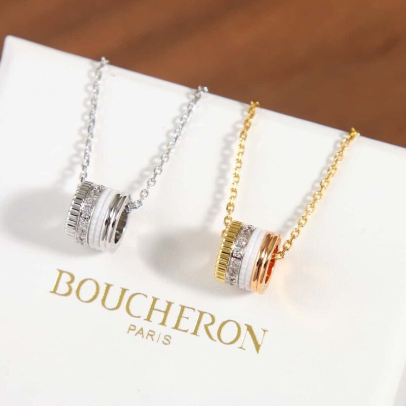 ☀ BOUCHERON/宝诗龙Quatre Classique系列 周冬雨同款 陶瓷项链 - Image 3