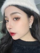 CHANEL香奈儿双c耳钉耳环