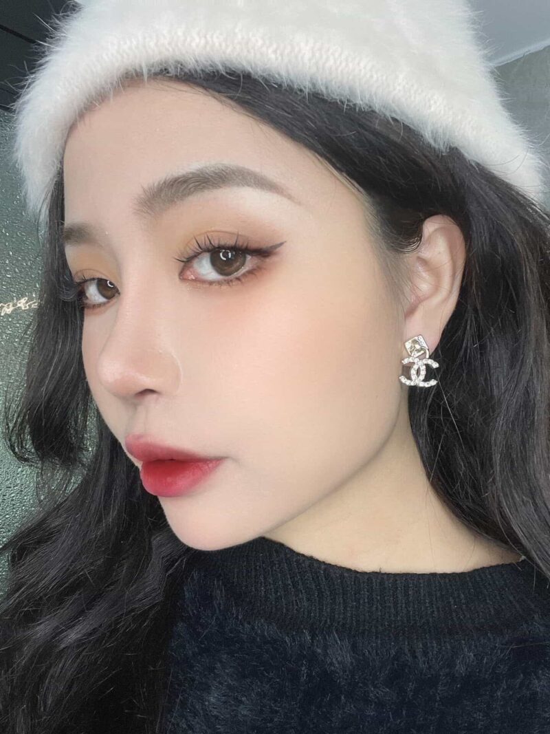 CHANEL香奈儿双c耳钉耳环 - Image 3