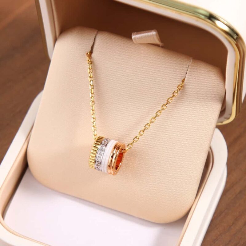☀ BOUCHERON/宝诗龙Quatre Classique系列 周冬雨同款 陶瓷项链 - Image 7