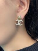 CHANEL香奈儿双c耳钉耳环