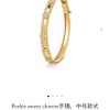 ☀️Van Cleef &Arpels 梵克雅宝PERLEE系列 Perlee sweet clovers万花筒四叶草手镯 ☀️