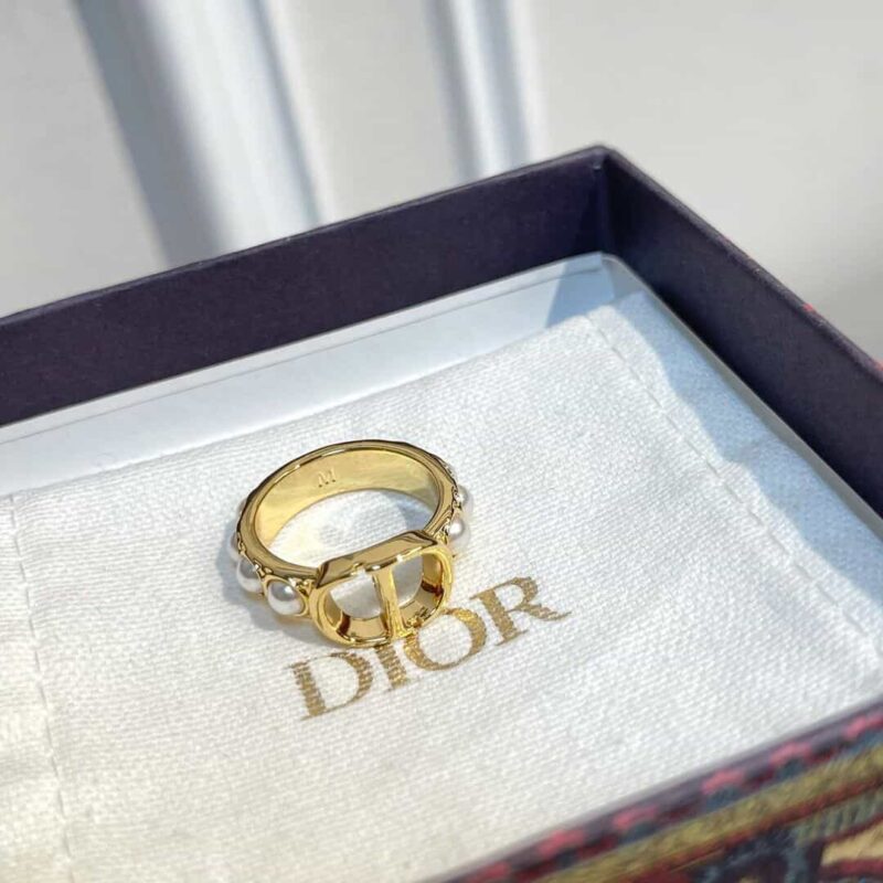 DIOR迪奥珍珠CD戒指