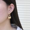 ☀ FENDI芬迪珍珠包包耳钉耳环 ☀
