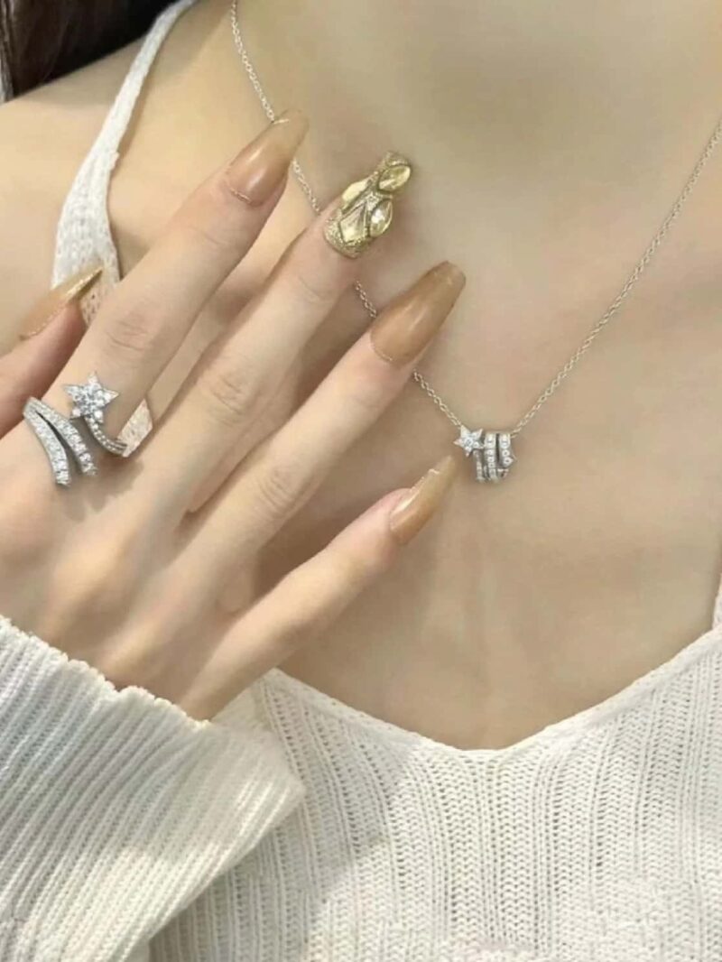 ☑️CHANEL香奈儿满钻彗星项链 - Image 4