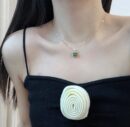 ☑️TIFFANY&Co.蒂芙尼方形绿钻项链
