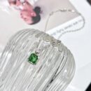 ☑️TIFFANY&Co.蒂芙尼方形绿钻项链