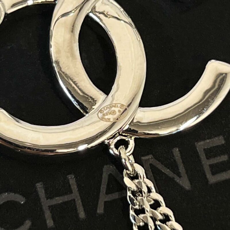 ☑️CHANEL香奈儿双c流苏爱心桃心胸针 - Image 10