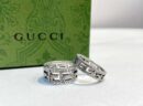 Gucci古驰方形G图案纯银戒指