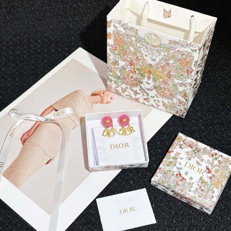 ☑️DIOR迪奥流苏大小珍珠耳钉耳环 - Image 3