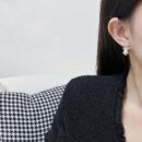 ☀️☑️ 香奈儿C2双c五角星⭐星星耳钉耳环 ☀️