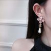 香奈儿耳钉耳环 ☀️☑️ 香奈儿C3双c粉色四叶草耳钉耳环 ☀️