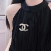 ☀️☑️ 香奈儿双c半字母半链条胸针 ☀️