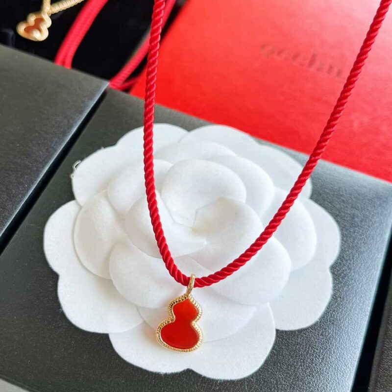 Qeelin麒麟 红色葫芦红绳 项链 手链 - Image 3