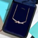 ☑️TIFFANY&Co.蒂芙尼tiffany knot满钻项链