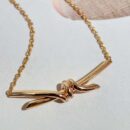 ☑️TIFFANY&Co.蒂芙尼tiffany knot满钻项链
