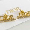 DIOR迪奥字母耳钉耳环