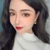 DIOR迪奥满钻桃心CD珍珠星星耳钉耳环