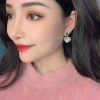 DIOR迪奥桃心JADIOR耳钉耳环