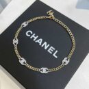CHANEL香奈儿choker双c满钻项链 手链