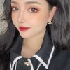 20CHANEL香奈儿双c珍珠耳钉耳环