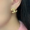 CHANEL香奈儿双c耳钉耳环