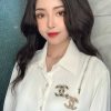 20CHANEL香奈儿双c胸针